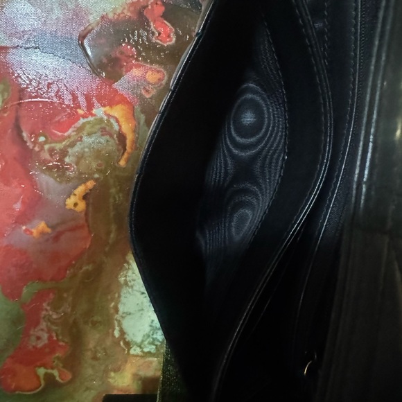 Gucci GG Marmont Matlasse Chevron Pearly  Black Leather Wallet /Includes C.O.A - Picture 12 of 15